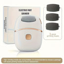 1 Lima Eléctrica para Pies/Removedor, 3 Cabezales de Repuesto, Exfoliador Automático Doméstico para Eliminar Callosidades Beige Claro, Cuidado y Mantenimiento de Pies y Uñas, Herramienta de Belleza para Pies Suaves, Dispositivo Portátil para Viajes. Afei