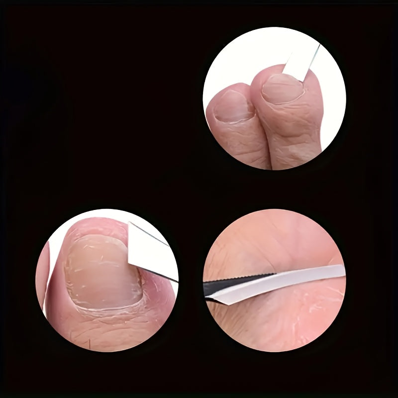 Kit completo para el cuidado de los pies, set de pedicura premium de acero inoxidable - Incluye removedor de callos, cortador de uñas encarnadas, empujador de cutículas y lima para pies suaves