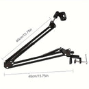Soporte de Micrófono de Suspensión Ajustable Bomaite con Filtro Pop - Conector XLR, Construcción de Hierro