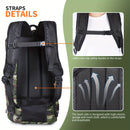 Mochila para Altavoz Inalámbrico JBL PartyBox 120 Camuflaje - Resistente, Transpirable con Correas Ajustables y Ventana Transparente para Acceso Fácil