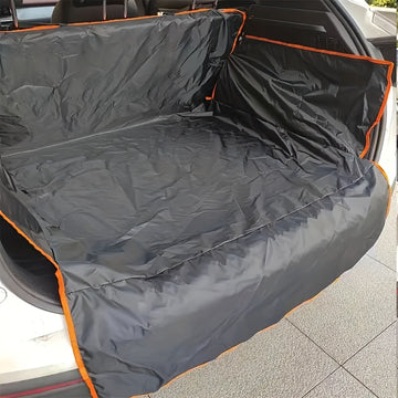 Tapete de maletero para coche de mascotas de alta resistencia antideslizante - Protector de carga trasera de camión de SUV duradero, tapete negro fácil de limpiar resistente al desgaste con diseño antideslizante para almacenamiento seguro, tapete de male
