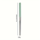 Palillos de Acero Inoxidable en Colores de Frutas Frescas y Macaron, Divididos para Comidas, Cocina de Hogar, Aleación Antideslizante y Antiescaldado, Un Palillo por Persona, Regalo del Día del Padre, Estudiantes, Oficina, Viajes al Aire Libre y Picnic