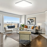 1pc Luz de Techo LED, 36W 3240lm 4000K 22.86cm Iluminación Empotrada Cuadrada para Cocina, Dormitorio, Sala, Armario, Blanco Neutro