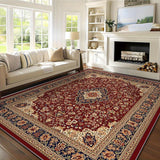 Alfombra de área de terciopelo de cristal bohemio de lujo, 100% poliéster, lavable a máquina, antideslizante, gruesa y esponjosa, estampado floral geométrico moderno para sala de estar, dormitorio, entrada - Uso en interiores