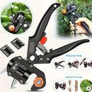 1 pza. Tijeras de podar clásicas de acero inoxidable para jardín, podadora de injerto, herramienta de poda de árboles frutales para jardineros y agricultores.