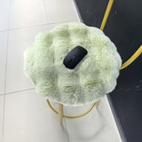 Alfombra Pequeña de Peluche Francesa, Suave y Cómoda para Invierno con Decoración Navideña Adecuada para Tapetes de Silla y Más