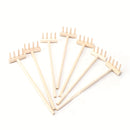 Juego de 7 Rastrillos Mini para Jardín Zen - Herramientas de Madera para Arte con Arena, Jardines de Rocas y Decoración del Hogar, Duraderos 13.97x3.81cm, Adecuados para Meditación y Paisajes en Miniatura, Accesorios para Jardínes Zen