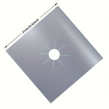 Juego de 8 piezas de protectores para estufas de gas, cubiertas para quemadores de horno y cocina, protectores antiadherentes para estufas de gas