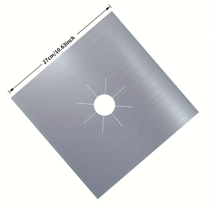 Juego de 8 piezas de protectores para estufas de gas, cubiertas para quemadores de horno y cocina, protectores antiadherentes para estufas de gas