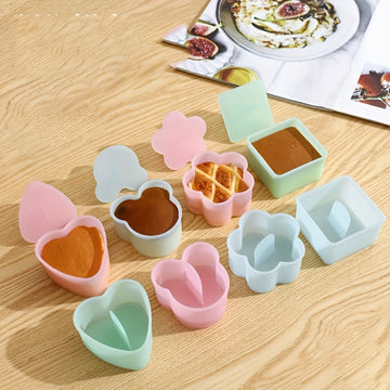5piezas Molde de Arroz Creativo Conjunto de Moldes de Arroz para Hacer Sushi DIY Herramienta de Horneado Molde de Estampado Material PP Sin Carga de Varillas de Magnesio Sin BPAPP Herramientas de Estampado para Hacer Comida