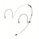 Micrófono de condensador profesional XLR con diadema sobre la oreja, diseño flexible con cable y cubierta de espuma negra, manos libres, ideal para conferencias, presentaciones en vivo, podcasts y enseñanza, equipo de grabación, audio manos libres, cable