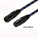 Cable De Micrófono XLR Macho A XLR Hembra (cable De Extensión XLR De Micrófono)