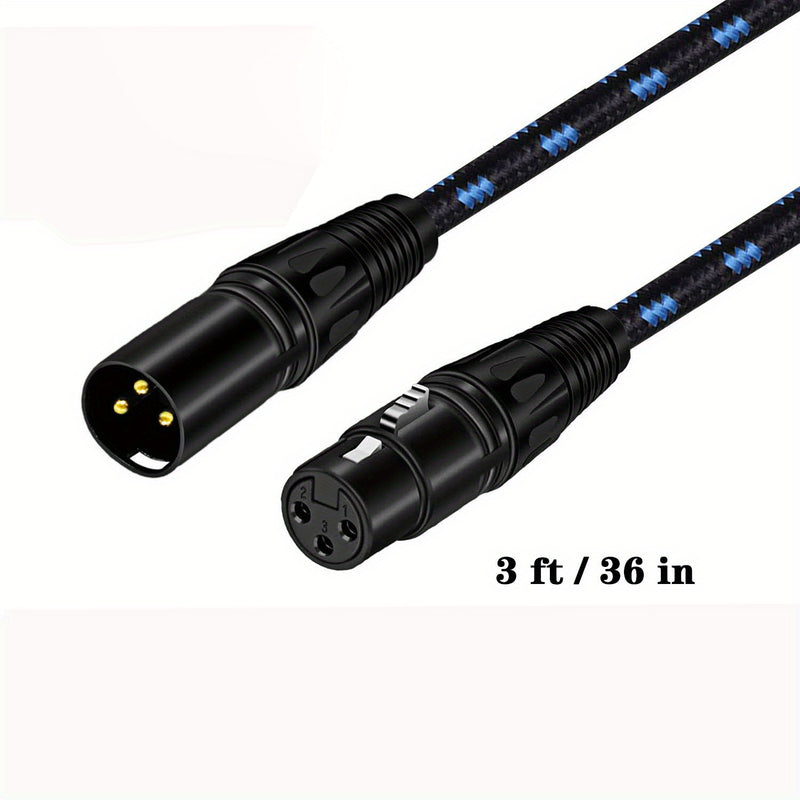 Cable De Micrófono XLR Macho A XLR Hembra (cable De Extensión XLR De Micrófono)