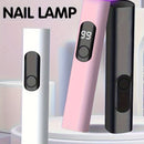 1pc Lámpara LED Portátil para Uñas, Recargable por USB, Secador de Esmalte Rápido con Temporizador Digital y Manualidad Mini para Viajes, Ideal para el Hogar