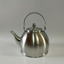 Tetera de acero inoxidable Luxgrace, diseño elegante para Navidad, Día del Padre, Día de la Madre - Vajilla duradera, tetera navideña