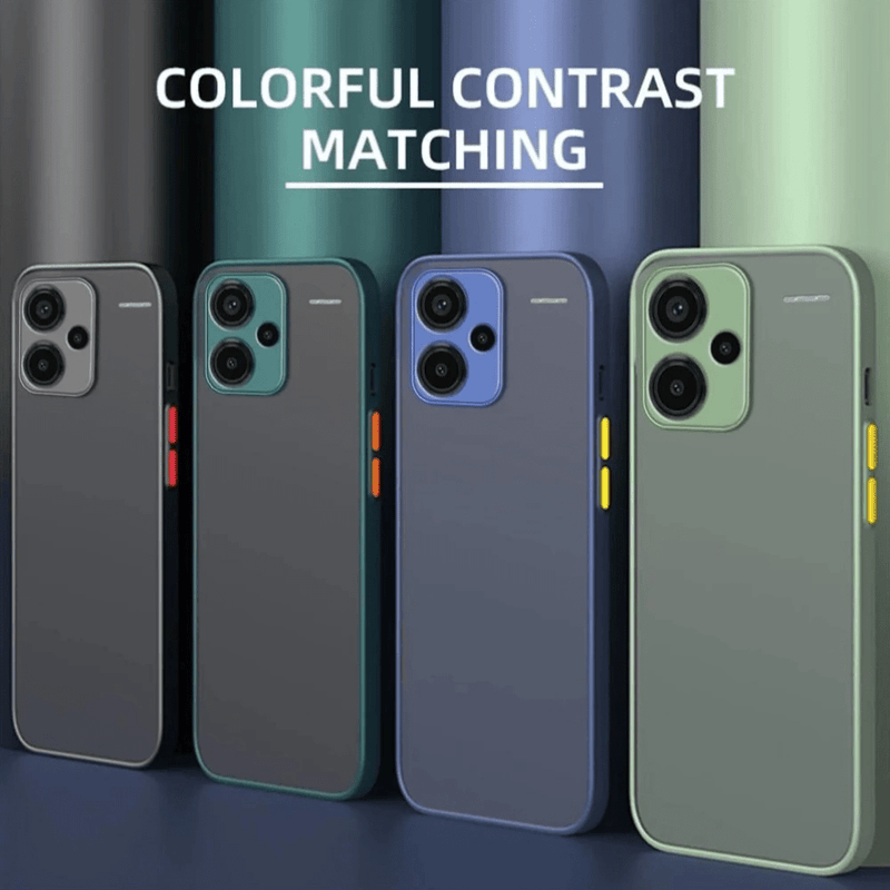 Redmi Note 13 Pro Plus con Material Antigolpes - Parachoques de TPU, Cubierta Transparente de PC Duro, Bordes Elevados, Excelente Efecto de Absorción de Impactos