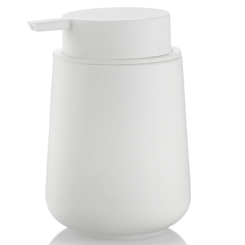 Dispensador de Jabón Mate 11oz - Estilo Moderno y Minimalista, Apto para Encimeras de Baño y Cocina, Recargable