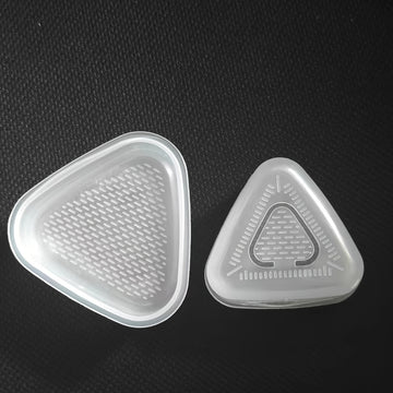 1/2 piezas, Molde de Sushi, Molde de Hacedor de Sushi Triangular, Molde Creativo de Onigiri, Molde de Bola de Arroz de Grado Alimenticio, Caja de Bento de Sushi Portátil para Exteriores, Caja de Almuerzo de Picnic, Herramientas de Cocina, Accesorios de C