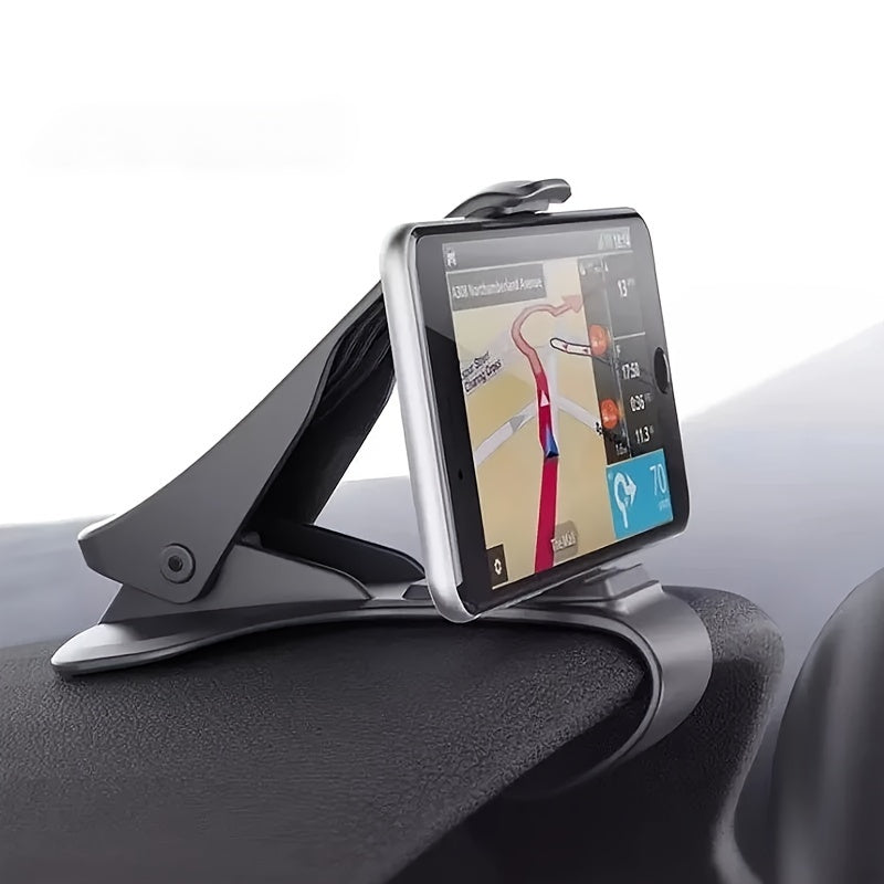 Soporte para teléfono para salpicadero de coche y consola central - Soporte de navegación estilo HUD | Soporte de montaje para vehículo para una conducción segura | Soporte para teléfono móvil para automóvil