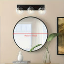 Espejo de Pared Redondo de 15.7 Pulgadas | Alta Definición, Marco Delgado | Versátil en Negro o Dorado | Estilo Minimalista Moderno para Baño y Sala de Estar | Fácil Instalación