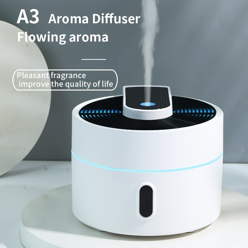 Difusor de aromas ultrasónico A3, humidificador de niebla fría con filtro de mecha, eliminador de olores silencioso para oficina y dormitorio, material plástico, tensión de funcionamiento ≤36V