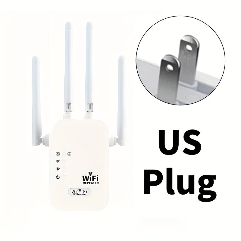 Extensor de Wifi, Potenciador de Señal Wifi, Compatible con WIFI6, Equipado con Puerto Ethernet, Con 6 Antenas para Cobertura de 360°, Cubre Hasta 11,000 Pies Cuadrados, Apto para Más de 35 Dispositivos y Configuración en un Solo Clic como Repetidor Domé