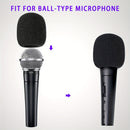 Juego de 8 parabrisas para micrófono de mano, filtros pop para micrófonos de estudio, micrófonos de mano inalámbricos y micrófonos de mano inalámbricos, cubiertas de micrófono diseñadas para cantar con micrófonos de mano.