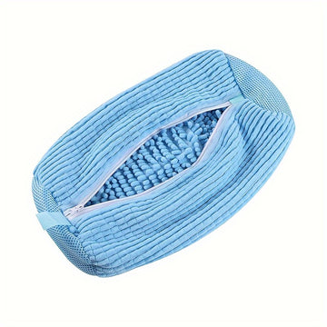Bolsa Reutilizable para Limpieza de Zapatos con Cremallera de Nylon Duradera y Forro Antiruido - Fundas Universales Lavables a Máquina para Calzado Casual y Deportivo, Cubierta Protectora Amarilla para Zapatos, Bolsas de Lavandería
