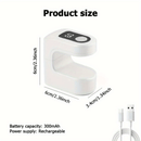Lámpara de uñas portátil mini con pantalla digital - Luz de gel poliéster recargable por USB para uso en casa y salón, pantalla LCD, plástico, batería, ideal para endurecer las uñas de gel, cuidado de uñas | Lámpara de uñas moderna | Diseño compacto, sum