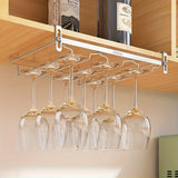 Estante para copas de acero inoxidable