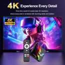 H96 MAX RK3518, caja de TV inteligente con Android 14.0, 4K@60Hz, WiFi 6 y BT 5.4, HDR10, Google Voice, Chromecast, navegador, puertos USB y Ethernet, enchufe de 110-220V, diseño compacto para cine en casa, transmisión de medios, reproductor de medios mo