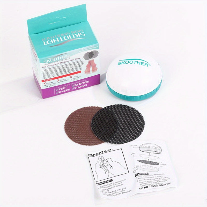 1 pieza, herramienta portátil para pulir y eliminar el pie - Esponja de dermabrasión sin alcohol con mango ergonómico, no necesita batería para pedicura, manicura, uso en casa - Fomenta una presión saludable y formación, accesorio para pedicura, herramie