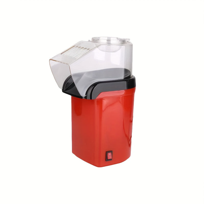 Fabricante de palomitas eléctrico, enchufe de EE. UU., pequeño fabricante de palomitas de aire caliente para uso doméstico, material PP duradero, no necesita baterías, fácil de operar, adecuado para aperitivos crujientes.