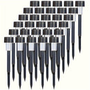 Conjunto de 10/12 Luces Solares para Exteriores, Luces LED para Jardín, Iluminación Paisajística Solar, Luz para Césped, Patio, Entrada de Coches, Jardín, Escaleras, Calle, Terraza, Festivales y Otros Elementos Decorativos al Aire Libre