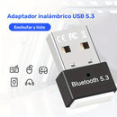 Adaptador USB Inalámbrico 5.3 Para PC, Receptor Dongle Inalámbrico USB Para Computadora Portátil/auriculares/teclado/altavoces De Mouse, Para Windows 11/10/8.1 Plug And Play, Compatibilidad Automática Con Versiones Anteriores Con Dispositivos 3.0/4.0/5.0