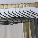 Perchas para Pantalones de Extremo Abierto (Negro)