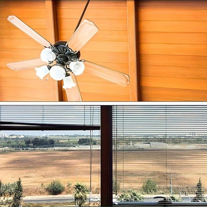 Cuerda trenzada de 100 metros de 1,8 mm con 5 cuentas de madera, adecuada para persianas, cortinas romanas de ventana y decoración de plantas de jardín.