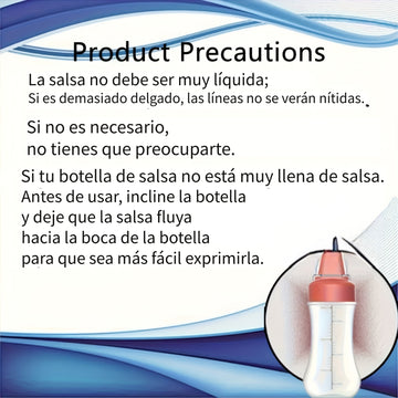 1pc Botella Ovalada de Plástico para Salsas, Solo Lavado a Mano, Libre de PVC, Dispensador de Condimentos de Cocina de Grado Alimenticio para Aderezo de Ensalada, Ketchup de Tomate, Miel, Mermelada - Uso Doméstico