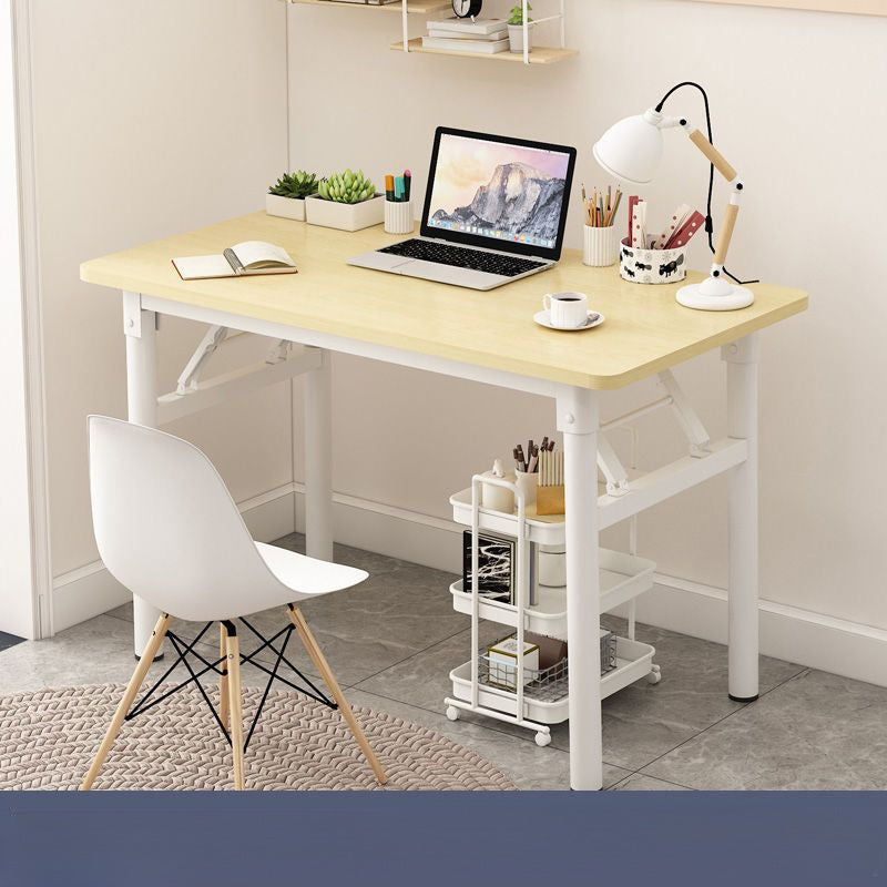 Mesita Plegable Moderna Blanca - Fácil de Montar, Diseño Compacto para Oficina en Casa y Habitaciones Universitarias con Estructura de Madera Dura, Incluye Sillas, Estilo Contemporáneo, Sin Necesidad de Energía, Adecuada para Todas las Estaciones
