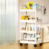 Estantería Subescritorio, Estante Multifuncional con Ruedas, Carrito de Cocina Rodante, Organizador para Bajo Mesa, Compatible con Contenedores de Especias, Unidad de Almacenamiento para Baño, Dormitorio, Comedor y Oficina, 4 Tamaños Disponibles