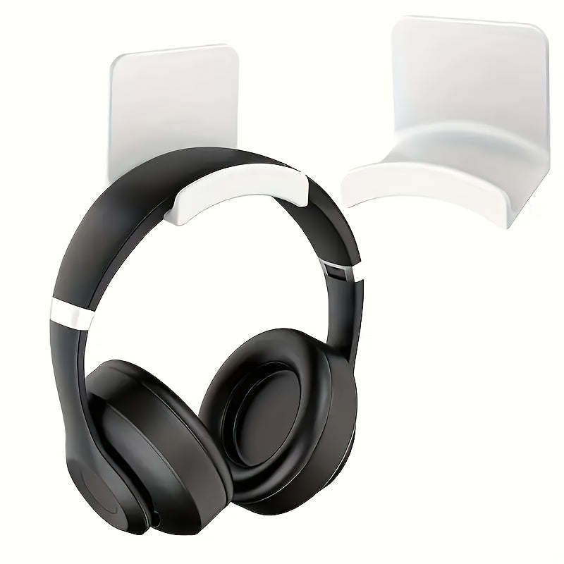 1/3 piezas, gancho para auriculares de instalación para el hogar - Gancho para auriculares adhesivo, soporte de escritorio, adecuado para la mayoría de los auriculares y controles, bolsa, pared, colgante, sin pared, taladro, ropa, sombrero, gancho, entra