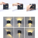 ¡Ilumina tu hogar con este aplique de pared LED de 10 W regulable hacia arriba y hacia abajo que ahorra energía!