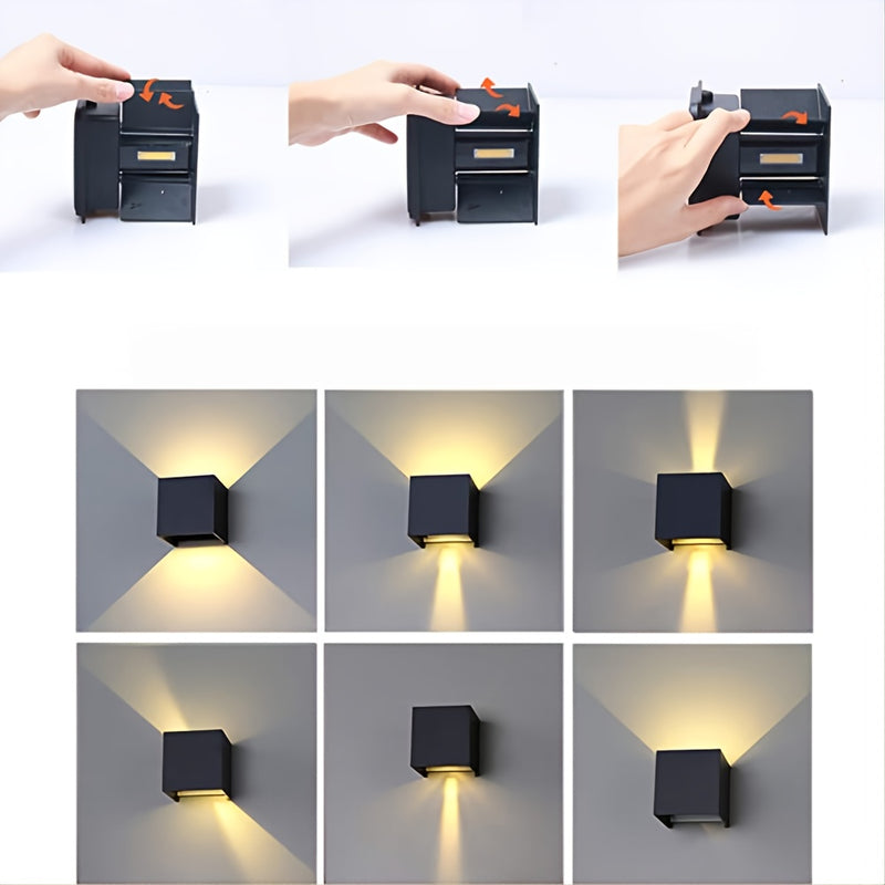 ¡Ilumina tu hogar con este aplique de pared LED de 10 W regulable hacia arriba y hacia abajo que ahorra energía!