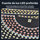 2 piezas de luces LED para retrovisores de coche con ojos del diablo, alimentadas por USB, 11 modos, luces de ambiente para vehículos frescas y elegantes con acentos rojos, azules, verdes, amarillos, rosados y naranjas, ajuste universal para coches, cami