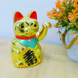 Gato de la Suerte Figura Decorativa Móvil Maneki Neko 0256A