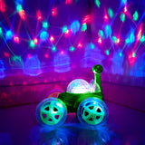 Carro Loco de Juguete Giratorio Control Remoto Luces y Sonido 9802M-9