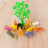 Set Figuras Animales Salvajes X12 Juguete Didáctico Colección Niños GM1911-117
