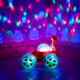 Carro Loco de Juguete Giratorio Control Remoto Luces y Sonido 9802M-9