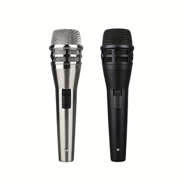 Microfono Dinámico KSM8 con Cable de Calidad Profesional Multifuncional para Karaoke, Presentaciones en Vivo y Grabación