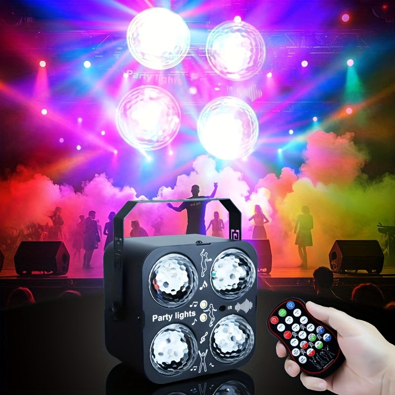 1pc barra de luces KTV disco LED para club nocturno, control por voz y mando a distancia, luz ambiental para bodas, karaoke, fiestas familiares, aplicable para Día del Trabajo, Halloween, Black Friday y Cyber Monday